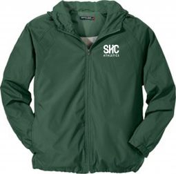 Sport-Tek -UNISEX-Hooded Raglan Jacket, Forest Green